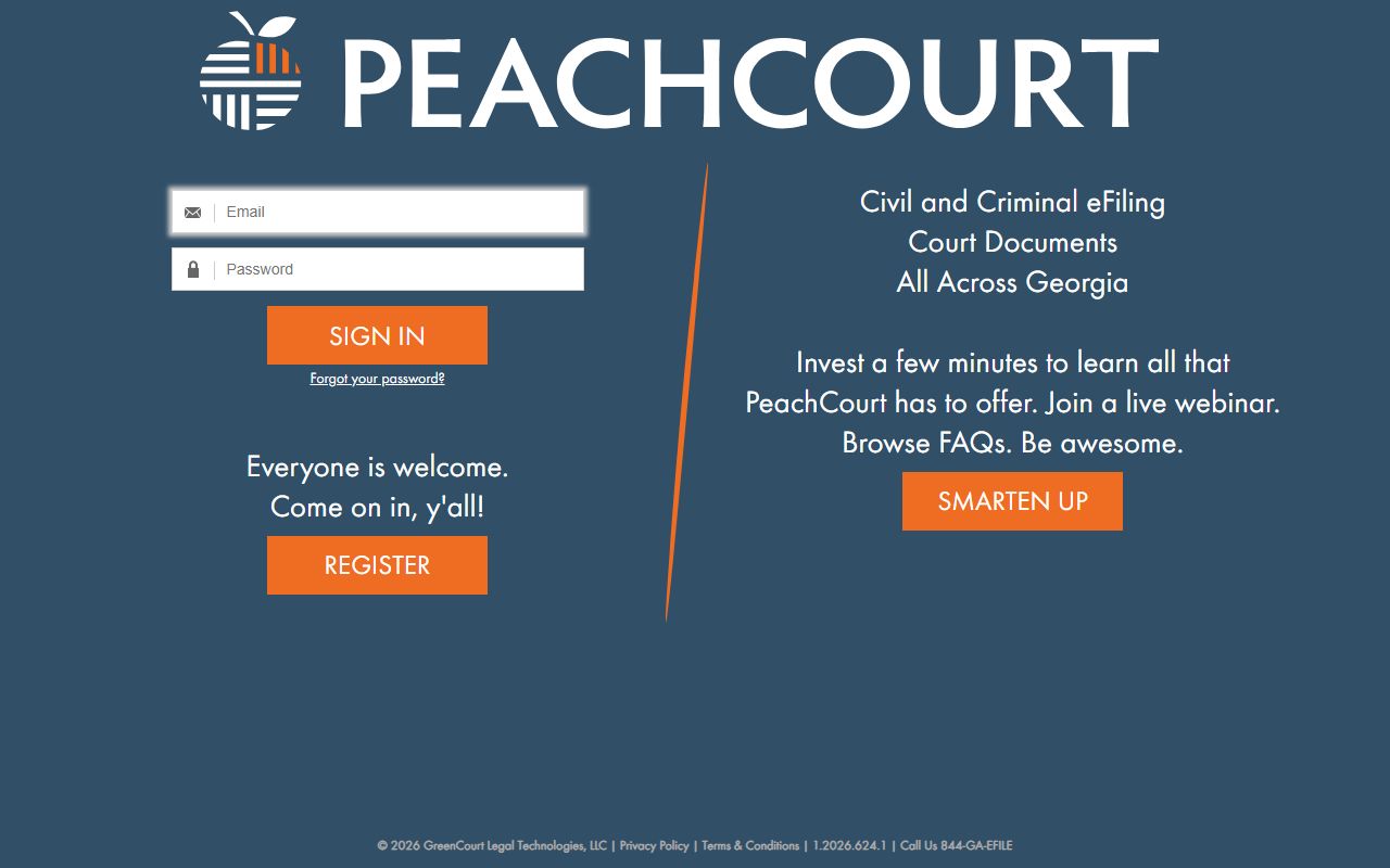 Bulloch County Clerk PeachCourt e-filing and filed record platform